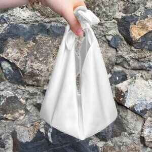 Bridal White Wedding Purse Bag or Clutch